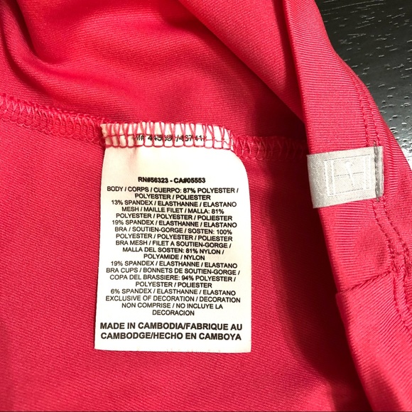 Nike dry dri-fit bra long line top pink medium - Picture 5 of 6